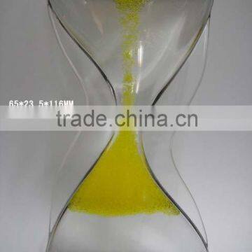 Acrylic promotion Gifts Colorful 3 Minute Liquid Hourglass Timer