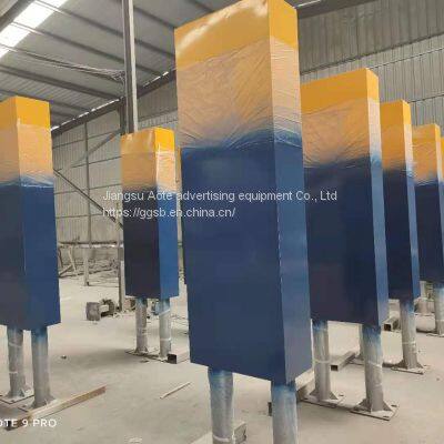 Customization of Stainless Steel Bus Platform Advertising Light Box at Rural Voice Newspaper Station Bus Platform photo-2