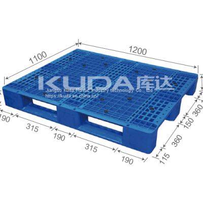 automatic pallet warehouse 1211C WGCZ PLASTIC PALLET（BUILT-IN STEEL TUBE）from china