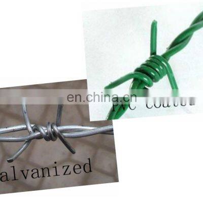 Wholesale 591 Ft. 12-Gauge 4-Point High-Tensile Classic Hot Dipped and PVC Coated Galvanized Barbed Wire