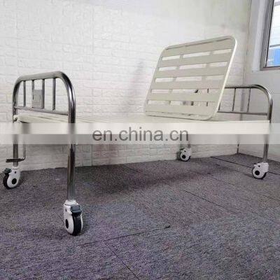 High Quality at Cheapest Price Stainless Steel Folding Single Crank Hospital Bed photo-2