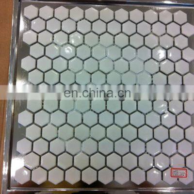 Glazed Red Ceramic Swimming Pool Mosaic Tile