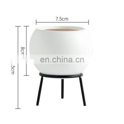 Instagram Nordic Ironwork Meaty Flowerpot Vase Set in Black and White photo-2