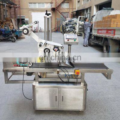 China Cosmetic Packaging Labeling Machine For Facial Mask Bags Plastic Kraft Hand Bags Flat Labeling photo-2