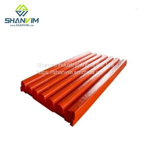 Jaw Plate for Jaw Crusher High Manganese Steel Moving Jaw Plates