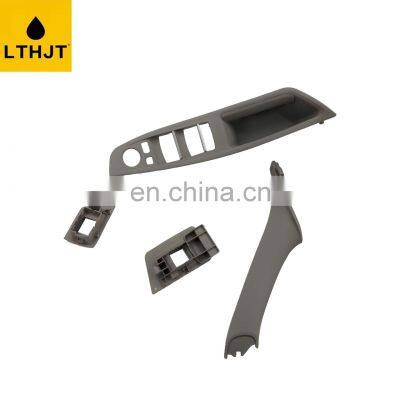 51417225877 Car Accessories Auto Parts Inner Door Handle Window Switch Panel Grey Seven Sets 5141 7225 877 For BMW F18