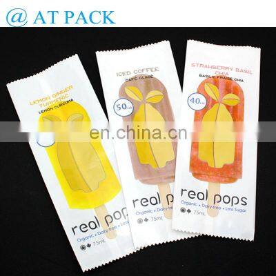 Custom printed food grade plastic popsicle packaging bag