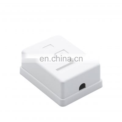 MT-5825 1 port RJ45 wall outlet single port RJ45 surface mount box