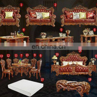 new design high quality premium furniture living room lounge sofa sets genuine leather I shape sofa furniture living room