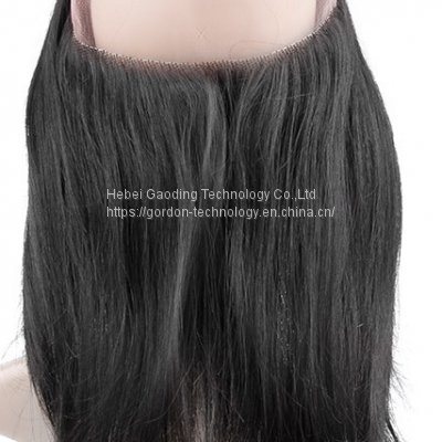 Remy Human Hair Natrual Color Straight 360 Lace Frontal