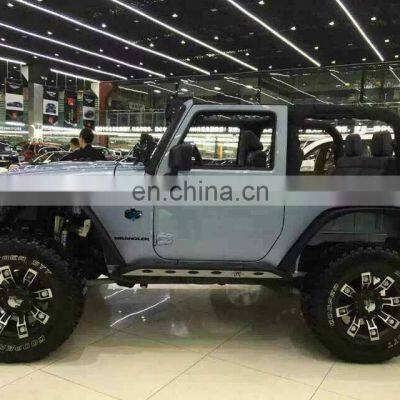 J064 Fender Flares Wheel Wide Fender Flares Глянцевый Черный Стальной Брови для Jeep W rangler JK 2007 - 2017 photo-4