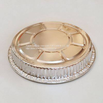 8.5inches Disposable Aluminum Foil Pizza Platter Baking Dish photo-3