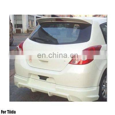 ABS Primer Painted Back Roof Spoiler For Tiida 2006-2010 Rear Spoiler