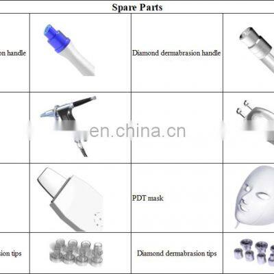 Multifunction 7 in 1 Professional Facial Deep Cleaning Diamond Oxygen Jet Peeling Microdermabrasion Machine photo-5