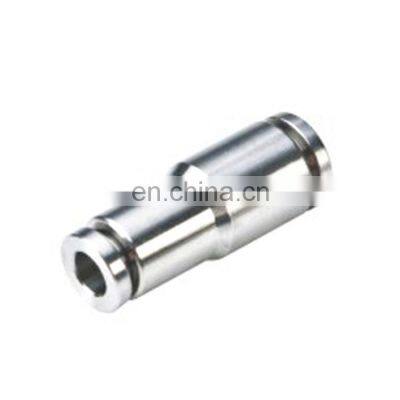 SNS BKC-PG pneumatic bsp stainless steel straight reducing pipe fitting, straight pneumatic fast t connector