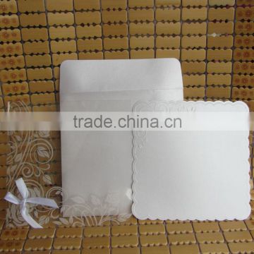 2016 Wishmade Ideal Products White Square Pvc Wedding Cards                        
                                                Quality Choice