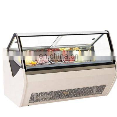 MS latest hot sale refrigerated ice cream freezer display case ice cream display case