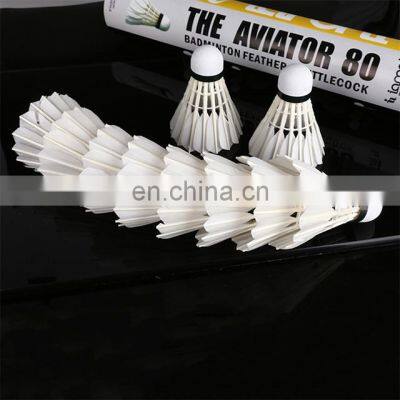 OEM Quality Grade A air badminton shuttle cork badminton birdie