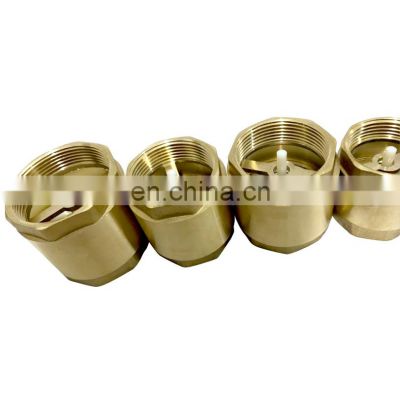 VORT High Quality Custom Female Thread Brass Swing Disc Type Flap Check Valves