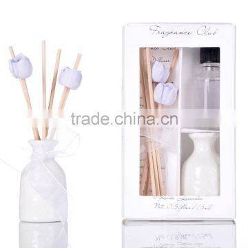 home fragrance reed diffuser with clay in rattan sticks SA-0127