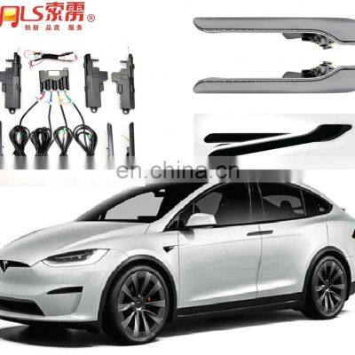 Factory Sonls  Carbon Fiber four doors Electric Door Handle for Model 3 model y bodykit