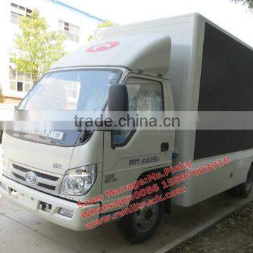 MINI Forland Display LED Truck, outdoor LED Advertising Screen Trucks for Media, Shows, Movie, Activities for Sales