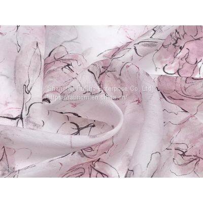 115gsm Woven Digital Poplin 100% Cotton Custom Print Fabric Roll photo-2