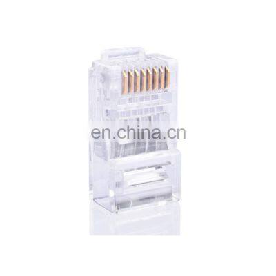 Low price male 8p8c cat 6 rj45 connector 100pcs set cat6 rj45 modular plug