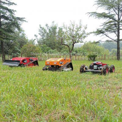 9HP EPA approved gasoline engine brushless walking motor multifunctional RC brush mower