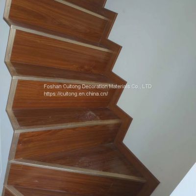 Movable board house project laminate floor Container House office laminate floor duplex apartment shop attic stairs wooden floor