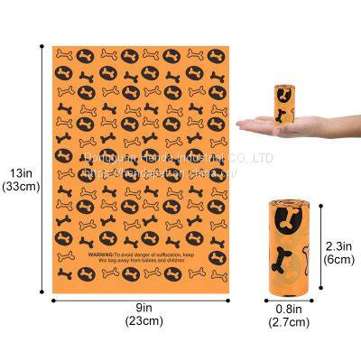 Custom Printed Eco Friendly Dog PooP Bags Factory Compostable Biodegradable Pet Cleaning Bags in Roll photo-4