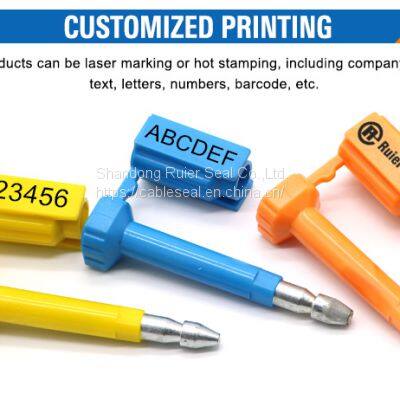 REB101 Factory OEM high quality steel zinc plated container bolt seal