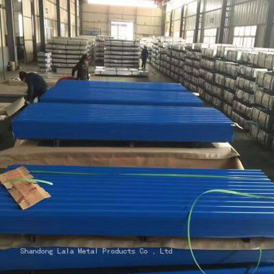 Wholesale 0.12-6Mm 30-275G/M2 Cold Rolled Color Ppgi Corrugated Metal Roofing Sheet photo-5