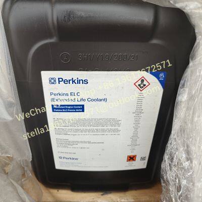 21820263 Perkins 20L Coolant  ELC(Extended Life Coolant) With Embitterment Coolantinhibitor For Perkins Diesel Engine Maintainance Spare Parts