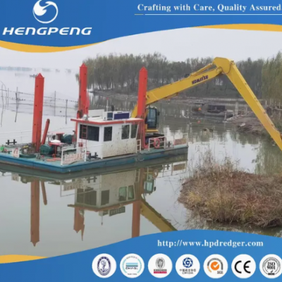 Multi-Purpose Excavator Modular Floating Platform Barge for Diverse Uses