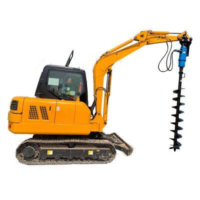 Excavator Hydraulic Rotating Drill Augers