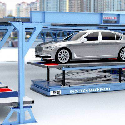 evo-tech rigid chain scissor lift for car parking