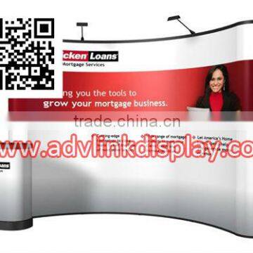 10 ft Arc Pop Up Tradeshow Stand Exhibition pop up booth