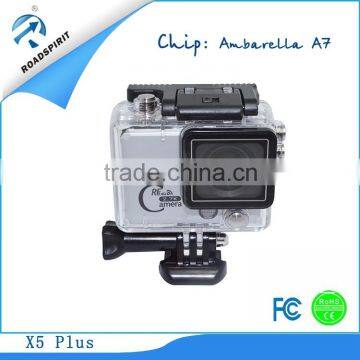 High Quality Ambarella A7 Chipest Action Camera With RF 2.4G Wireless Image Transmission,Receive And Control photo-3