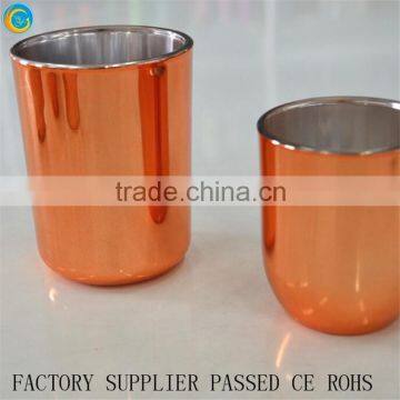 2016 Latest Round Bottom Copper Candle Jar With Metal Lids Wholesale Quality Choice photo-5