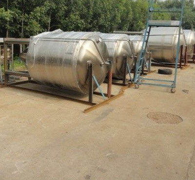 50T Industrial Beer Fermentation Equipment Big Scale Fermentation Tank