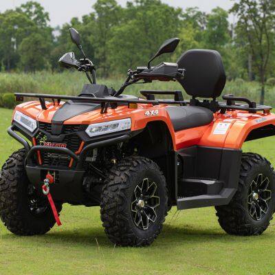 400cc силовой агрегат, двигатель с высокой мощностью, обильный крутящий момент на низких оборотах, быстрая разгоняемость, мощная лошадинная сила, бензиновый квадроцикл