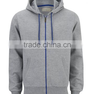 100% cotton zip up custom sweatshirts and hoodies for men