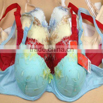 0.47USD Hot Newest Style Fashional Ladies Bra Designs/Thin Sponge 32-40BC Cup (kczd105)