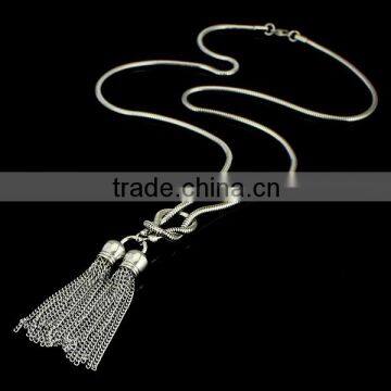 Vintage Tassel Necklace Chain Gold Necklace Designs in 10 Grams photo-4