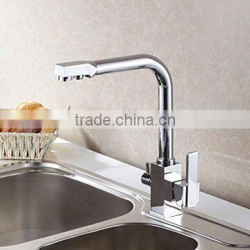 Square Kitchen 3 Way Stainless Steel Water Purifier Faucet photo-3