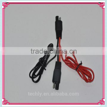 Solder Molding SAE plug to 187 TAB Automotive Lead Wires