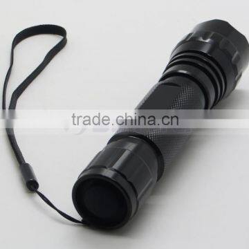 High Power Rechargeable Aluminum Red Lighting LED Torch Flashlight photo-2