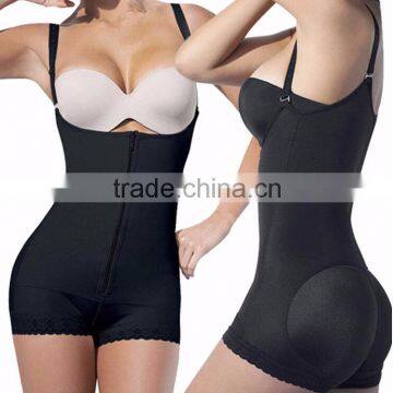 Black Latex Vest Trainer Boyshorts women's body shaper shaperwear