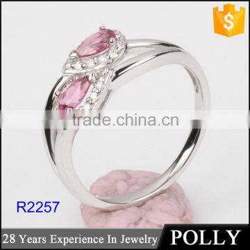 Custom silver big stone sample wedding ring designs for women